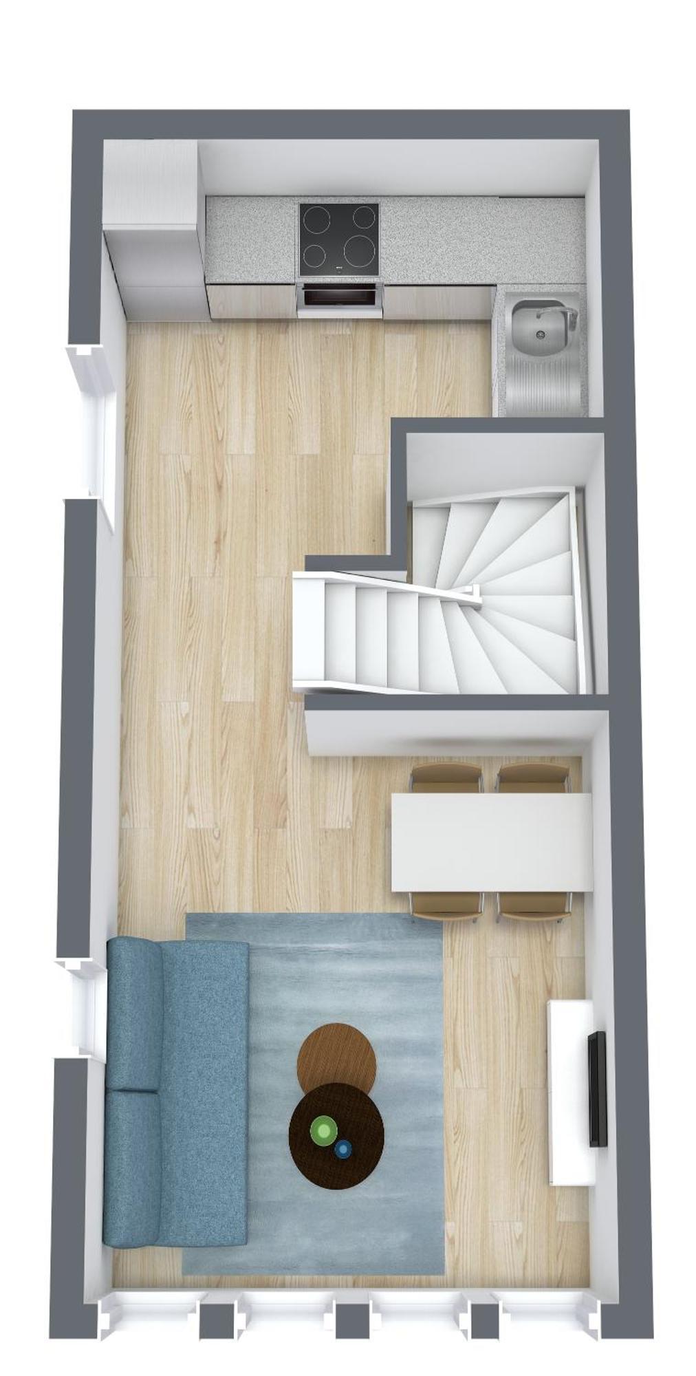 Kolibri - Design Maisonette - Nintendo Switch, Streaming, Bikestore, E-wallbox Apartment